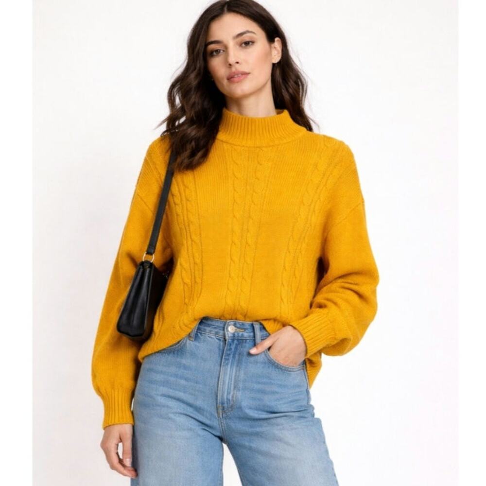 Vintage Collections Plus Cable-Knit Sweater Women's Size 20W Preppy Casual Retro